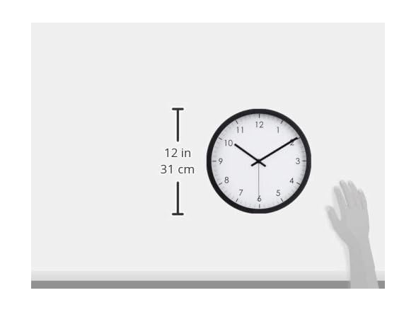 Amazon Basics Classic 12" Wall Clock