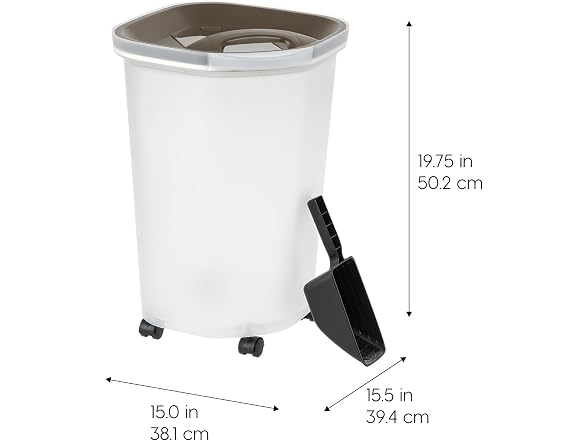 IRIS USA 25Lb/30Qt WeatherPro Airtight Pet F