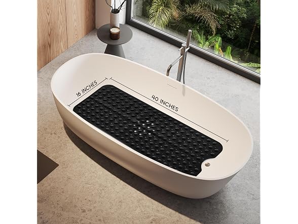LUX D?cor Non-Slip Bathtub Mat, Extra Large 4