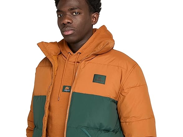 Timberland Men's Silicon Badge Insulated Puffer