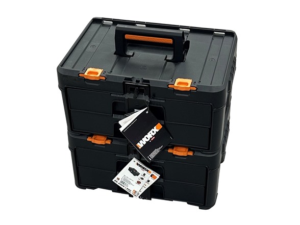 Worx Stack N Roll 2 Drawers Toolbox Organizer-2PK