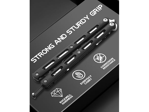 Dispatch Practice Butterfly Knife Black