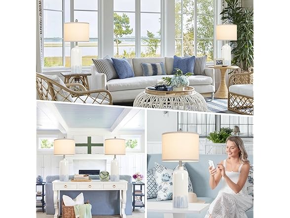 Sucolite 26" Ceramic Table Lamps Set of 2