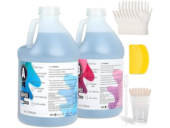 IModeur 1 Gallon Epoxy Resin Kit