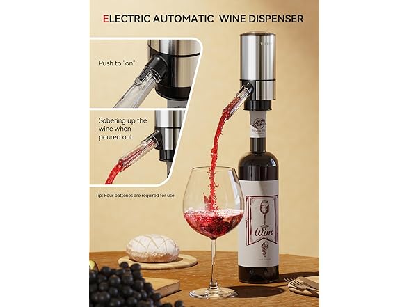 TOMEEM BC052925070004 Electric Wine Bottle Opener Se