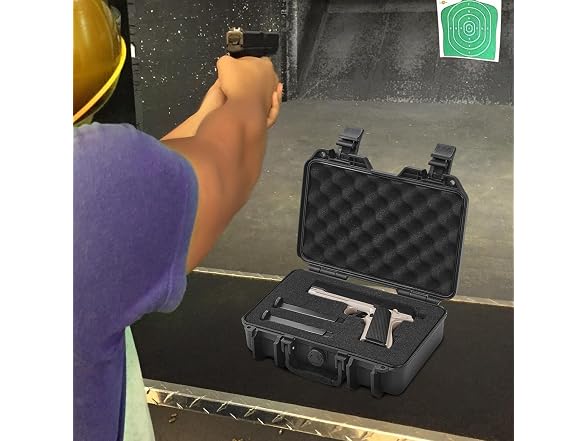 Hard Pistol Cases with Pre-cut PU Foam