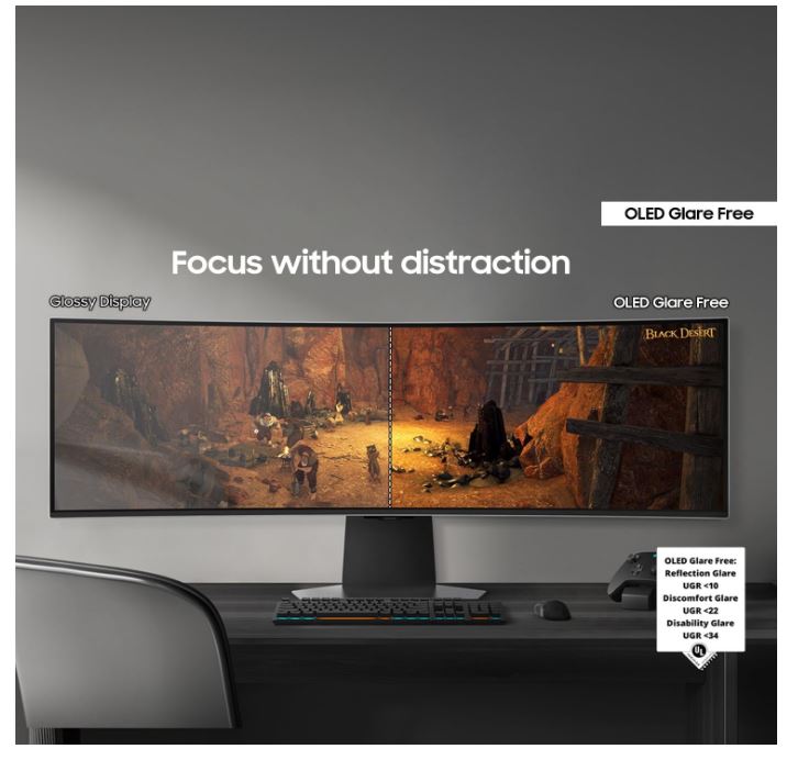 (NEW) Samsung 49" Odyssey G9 Curved Gaming Monitor (Open Box) - Gallery 14