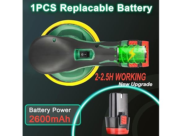 Cordless 6-Inch Car Polisher Kit