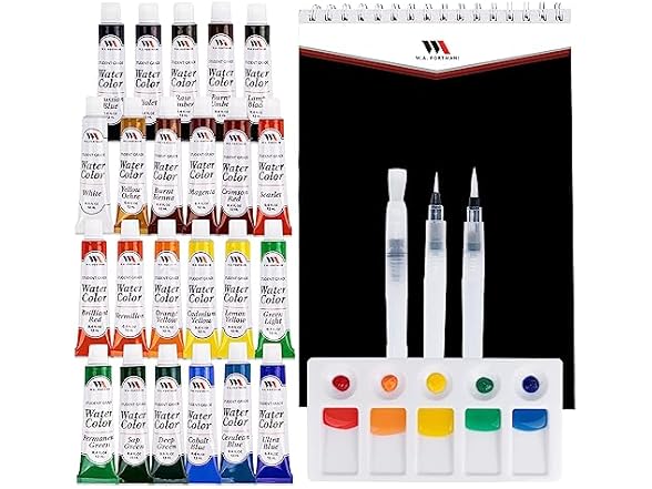 W.A. Portman Water Color Paint Set