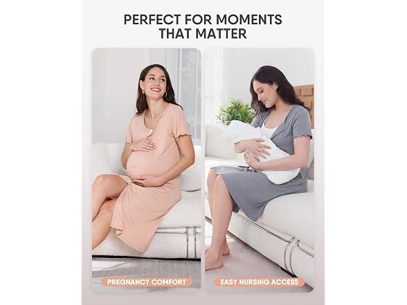 ZOOSIXX Nightgowns for Women