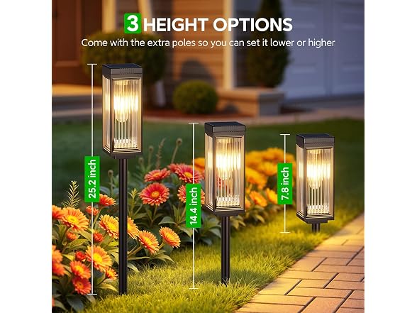ELECLINK Solar Lights Outdoor Pathway