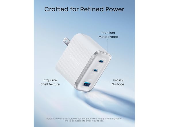 (NEW) Anker Nano 70W Max 3-Port USB-C Fast Charger