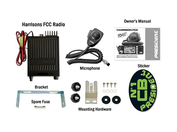 President Harrison FCC AM/FM Mobile CB R