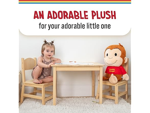 Curious George Cuteeze Stuffed Animal Plush Toy Monkey 