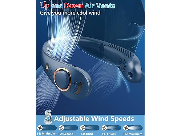 Neck Fan with Mist Spray