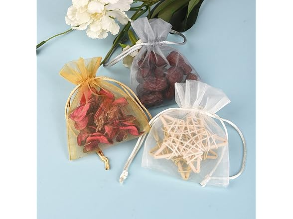 XCFWin Premium Organza Bags