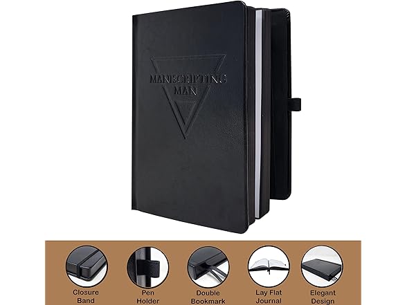 The Maniscripting Journal -(Black/Black)