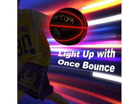 OMOTIYA Glow in The Dark Basketball