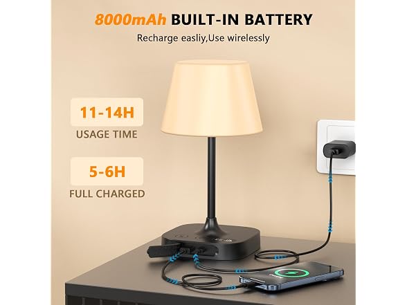 Vutirp Table Lamp, Black
