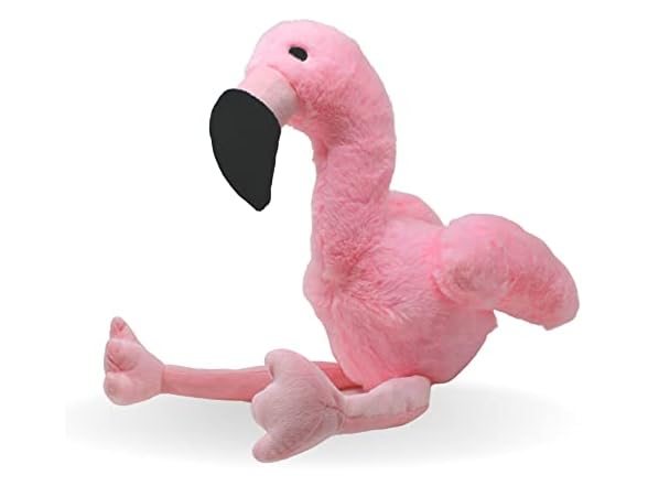 Flourish Pets 3 in 1 Multi-Layer Chew Toy Flamingo