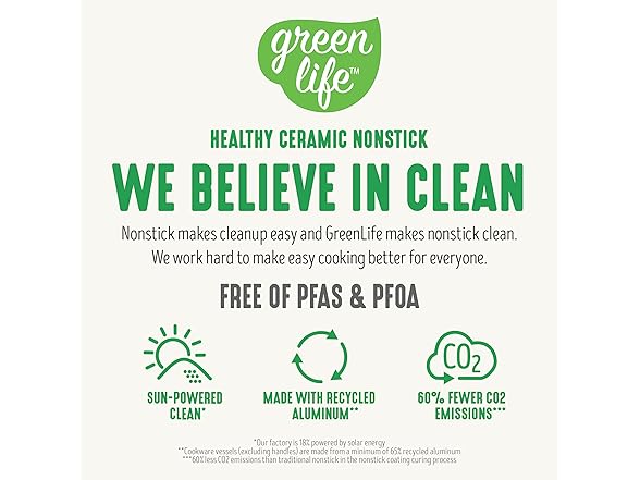 GreenLife 10-Piece Nonstick Ceramic Cookware Set