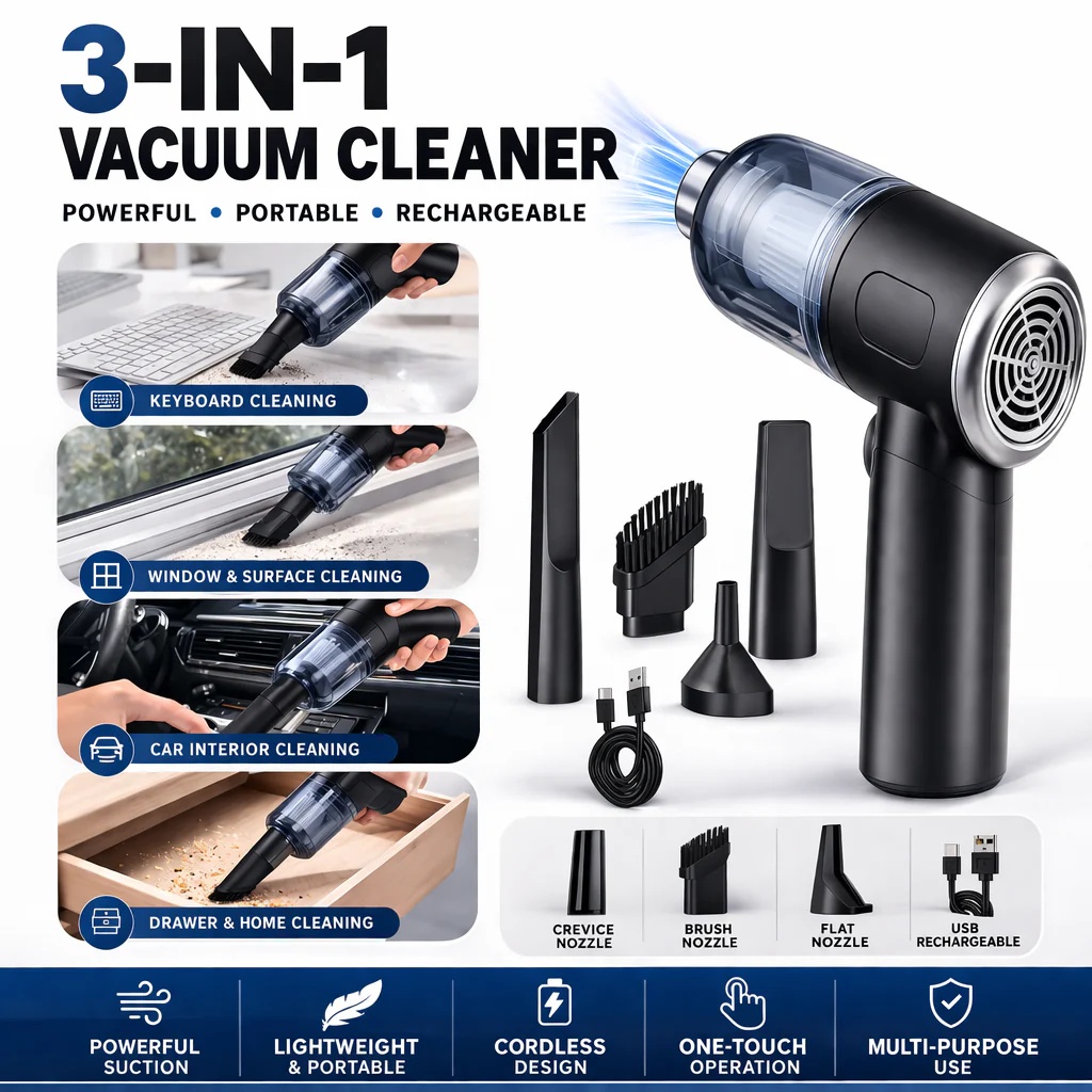 3-in-1 Wireless Handheld Vacuum - Gallery 10