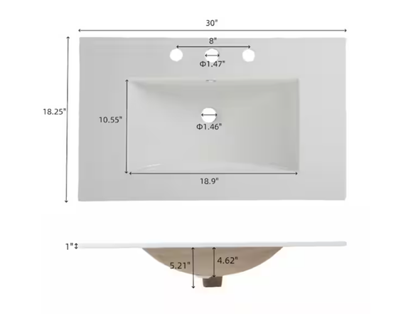 Christopher Knight Home Sutton 30" Bath Vanity