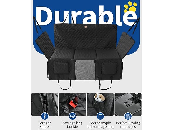 Waterproof Dog Car Seat Extender 450lb