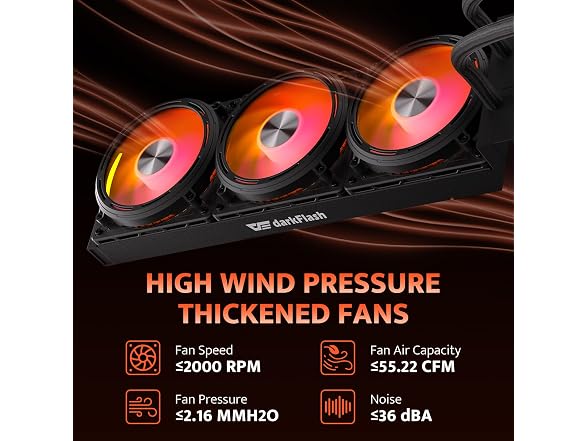 darkFlash DE360 AIO Liquid CPU Cooler