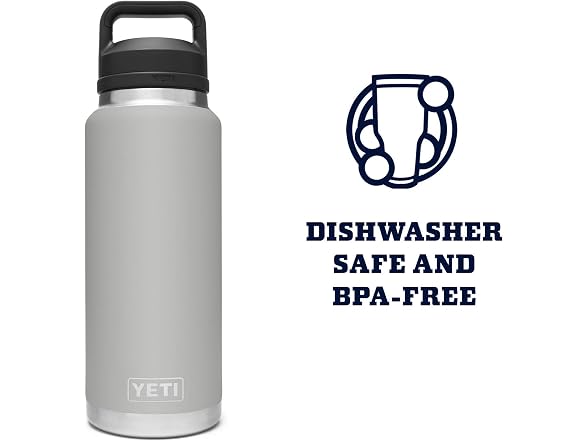 YETI Rambler 36oz Bottle, Granite Gray