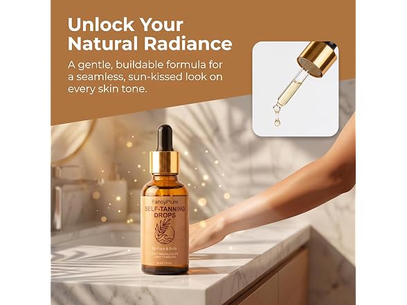FANCYPLUM Self Tanning Drops for Face