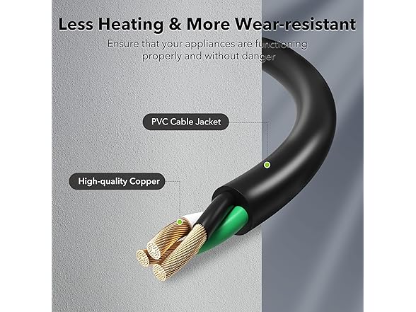 BN-LINK 3ft Indoor Outdoor Ext Cord 16/3 SJTW 2 Pk