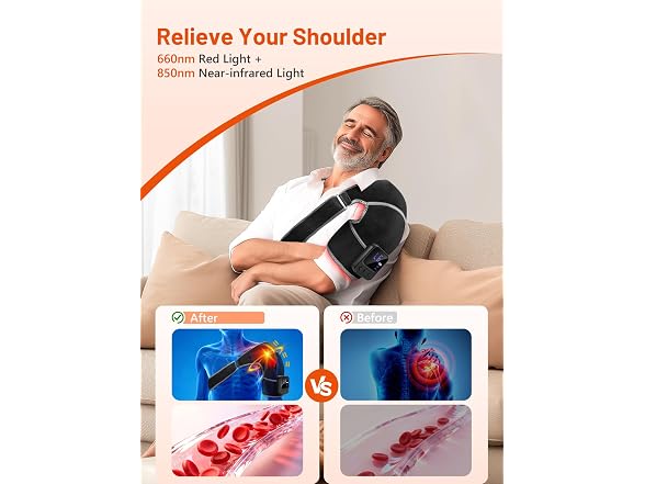 Red Light Therapy Shoulder + Heat