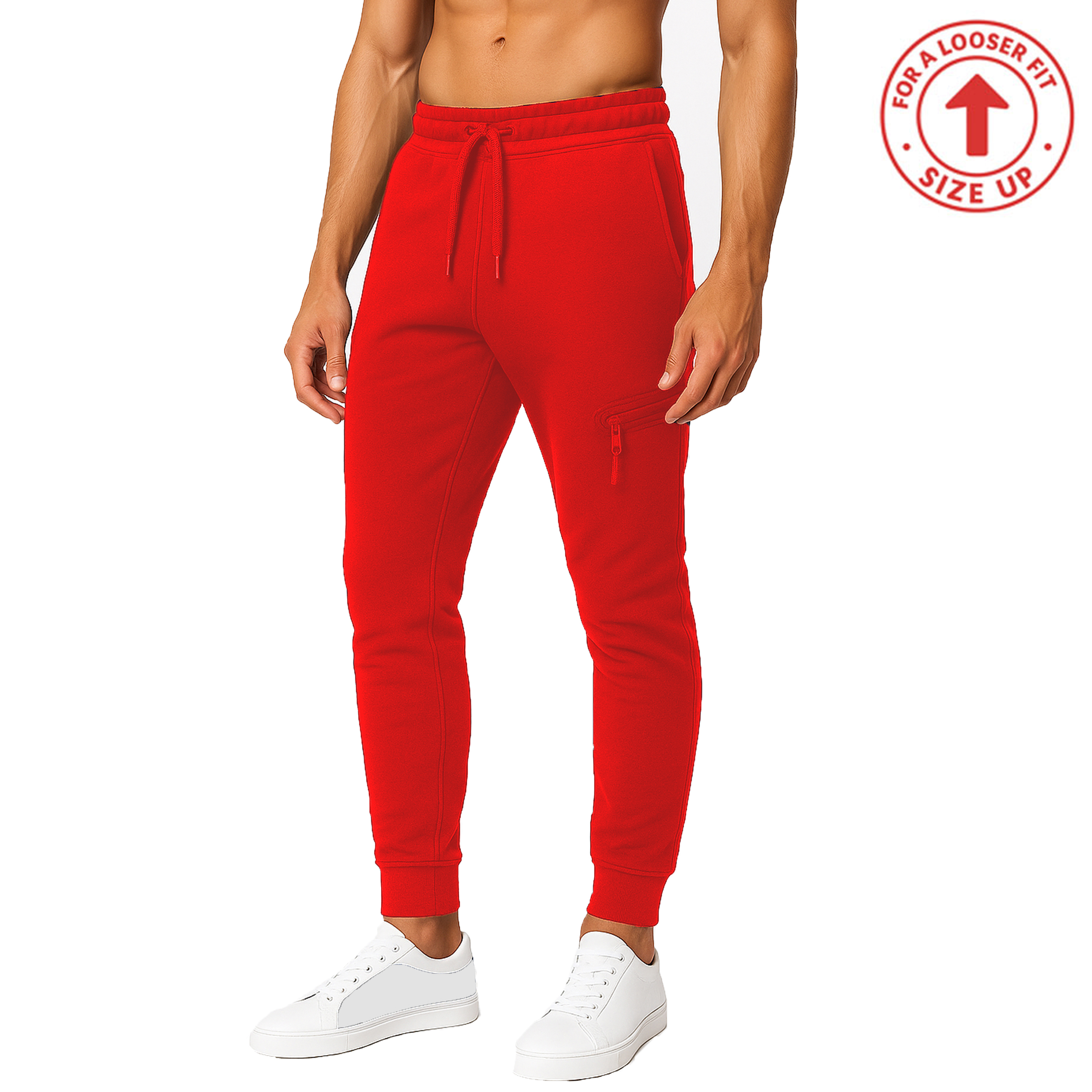 3Pk Asst Mens Tech Fleece Jogger Pants - Gallery 20