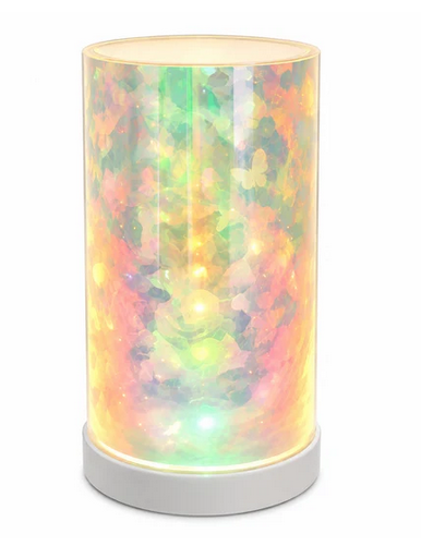 Iridescent Butterfly Print Projection Table Light - Gallery 3