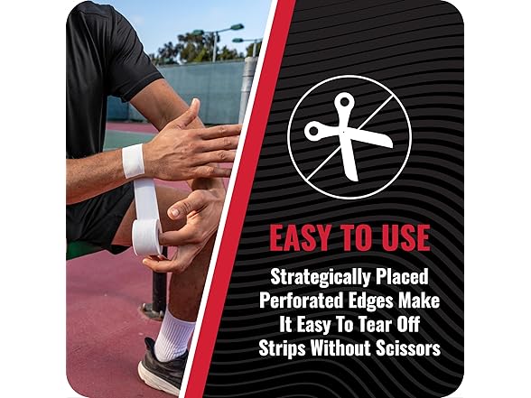 RockTape Athletic Tape White 6 Pack