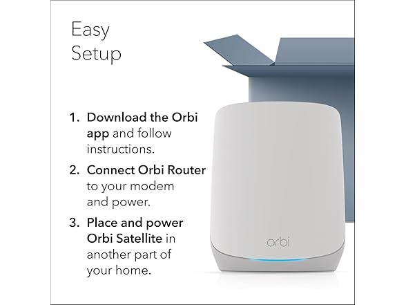 NETGEAR Orbi Whole Home Tri-Band WiFi 6 Mesh Network System (RBK754P) - Gallery 8