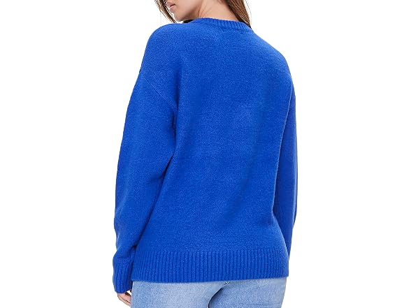 Forever 21 (S) Mushroom Ribbed-Trim Sweater