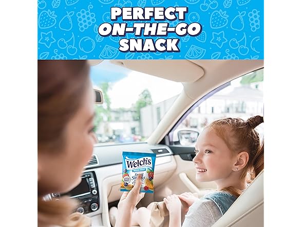 60PK Welch's Fruit Snacks, Mixed Fruit & Berries
