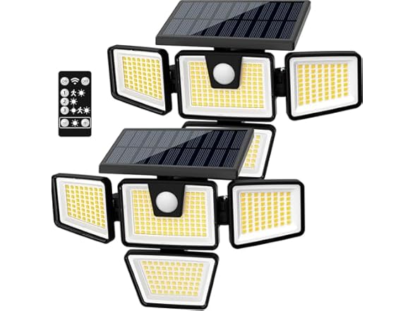 2 Pack Sensor Lights Four Head