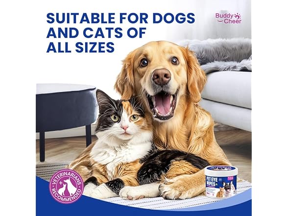 BuddyCheer Pet Eye Cleaning Wipes