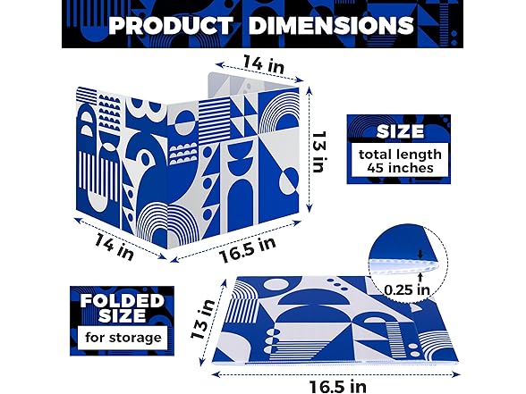 Storage Standard 22-Pack Desk Dividers