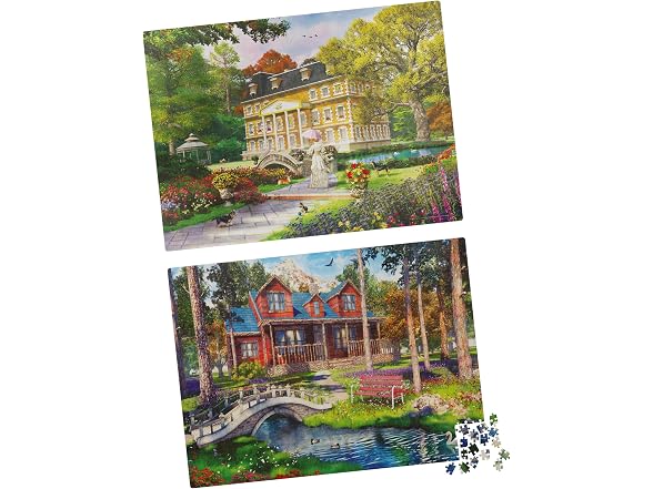 Spin Master Games 2-Pack of 1000-Piece Puzzles