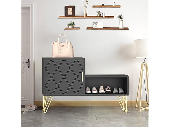 yoyomax Black Storage Bench