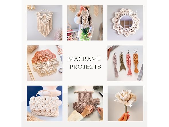BOCHIKNOT 3mm Macrame Cord, 650 Yards,