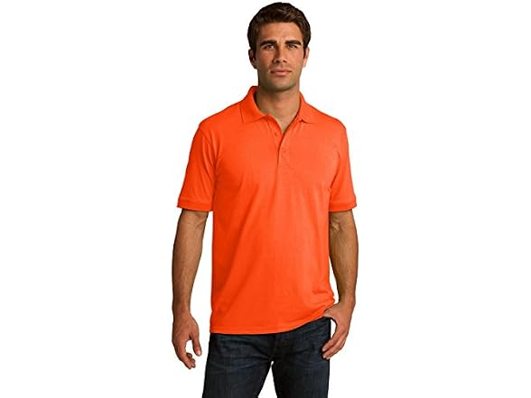 Clothe Co. Men (Large Tall) Shirt Safety Orange