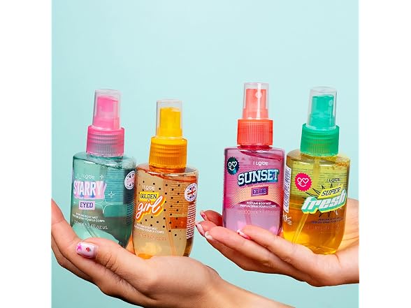 I LOVE Cosmetics In The Bag Body Sprays for Women