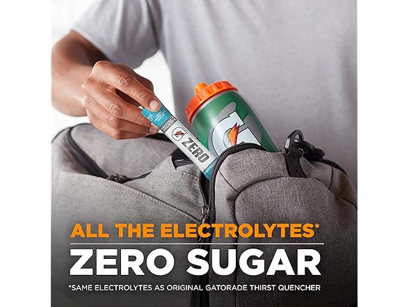 30PK Gatorade G Zero Sports Drink Mix Powder