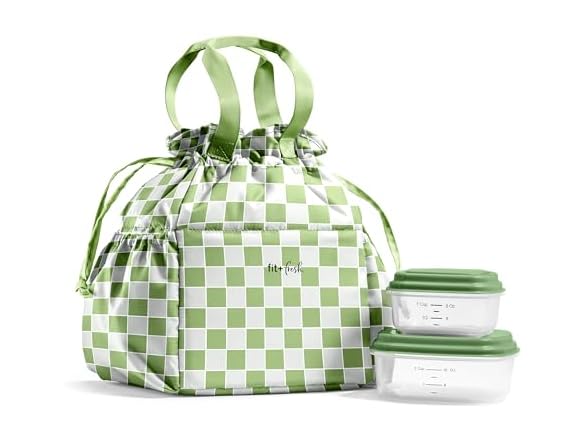 Fit & Fresh Cromwell Drawstring Lunch Bag
