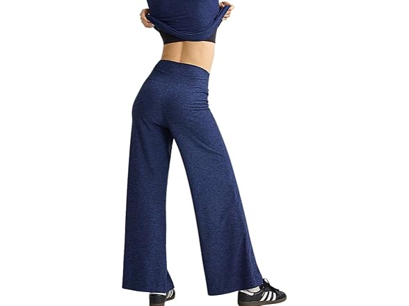 Outdoor Voices Women Cloudknit High Rise Wide Pant